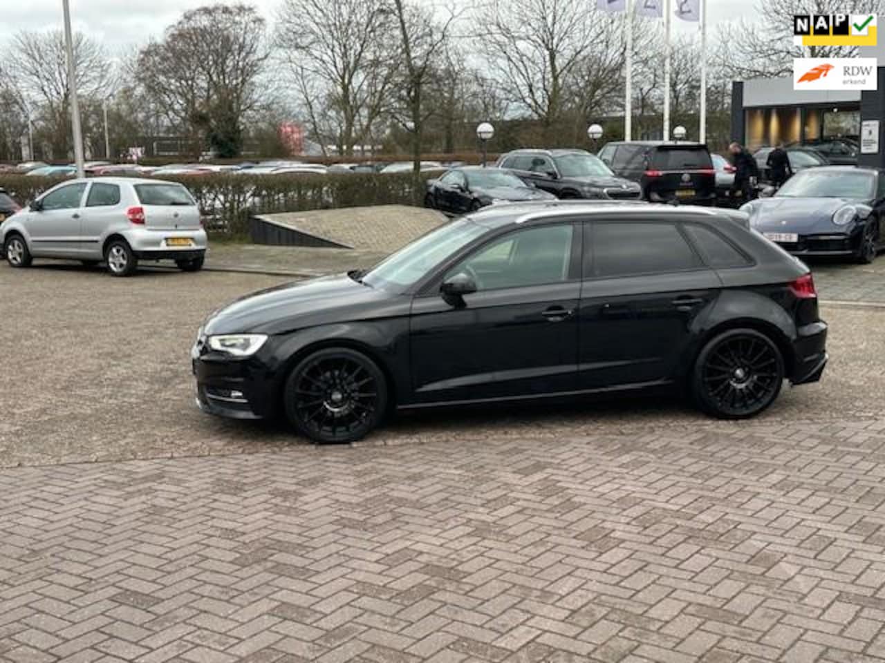 Audi A3 Sportback - 1.4 TFSI,bj.2013,kleur:zwart ! 5 deurs ! climate,navigatie,sportvelgen,cruise,,APK 11/2025 - AutoWereld.nl