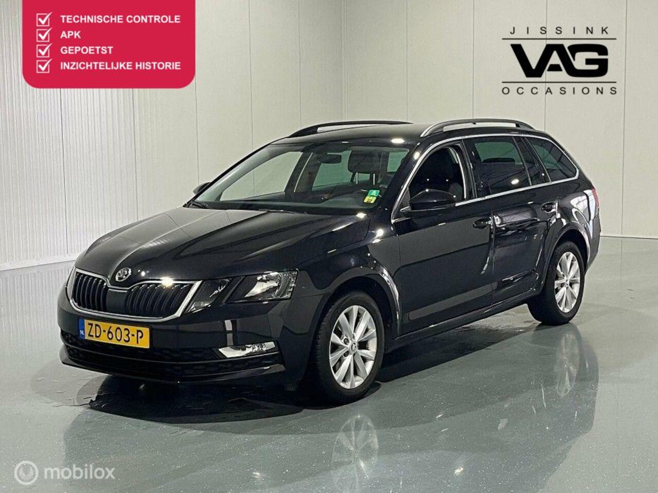 Skoda Octavia Combi - 1.0 TSI Automaat PDC Leer Stoelverwarming - AutoWereld.nl