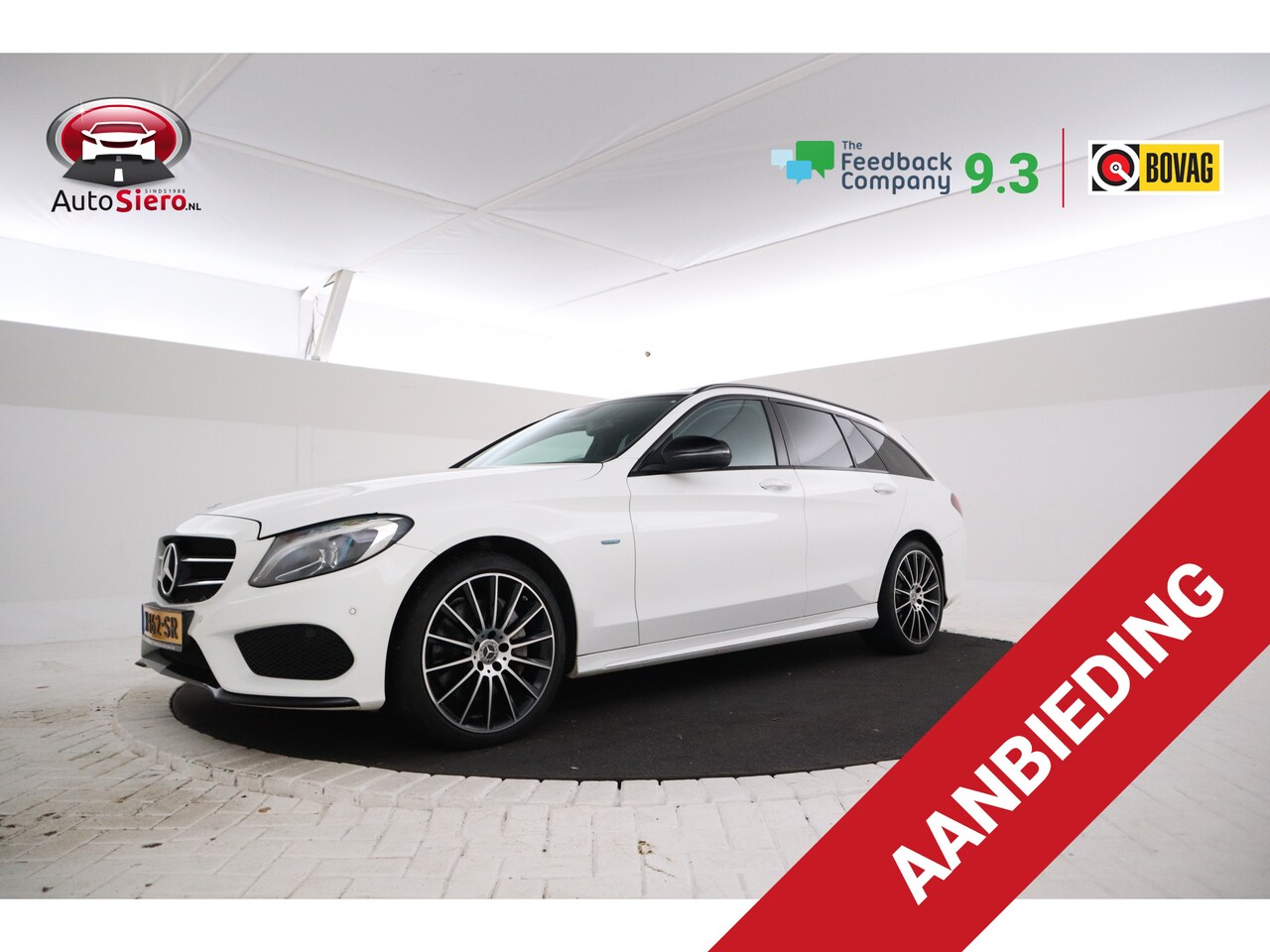 Mercedes-Benz C-klasse Estate - 350 e Business Solution AMG- Leer, Panorama, Burmester, Navigatie, - AutoWereld.nl