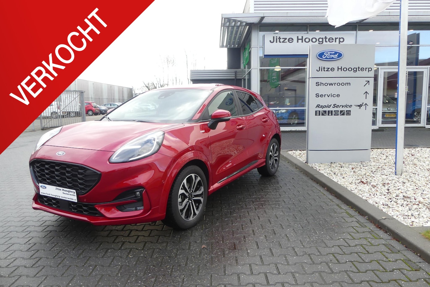 Ford Puma - 1.0 EcoBoost Hybrid ST-X AUTOMAAT.11684KM.NAVI.ADAPTIVE CRUISE.WINTER PACK.LANE ASS.CAMERA - AutoWereld.nl