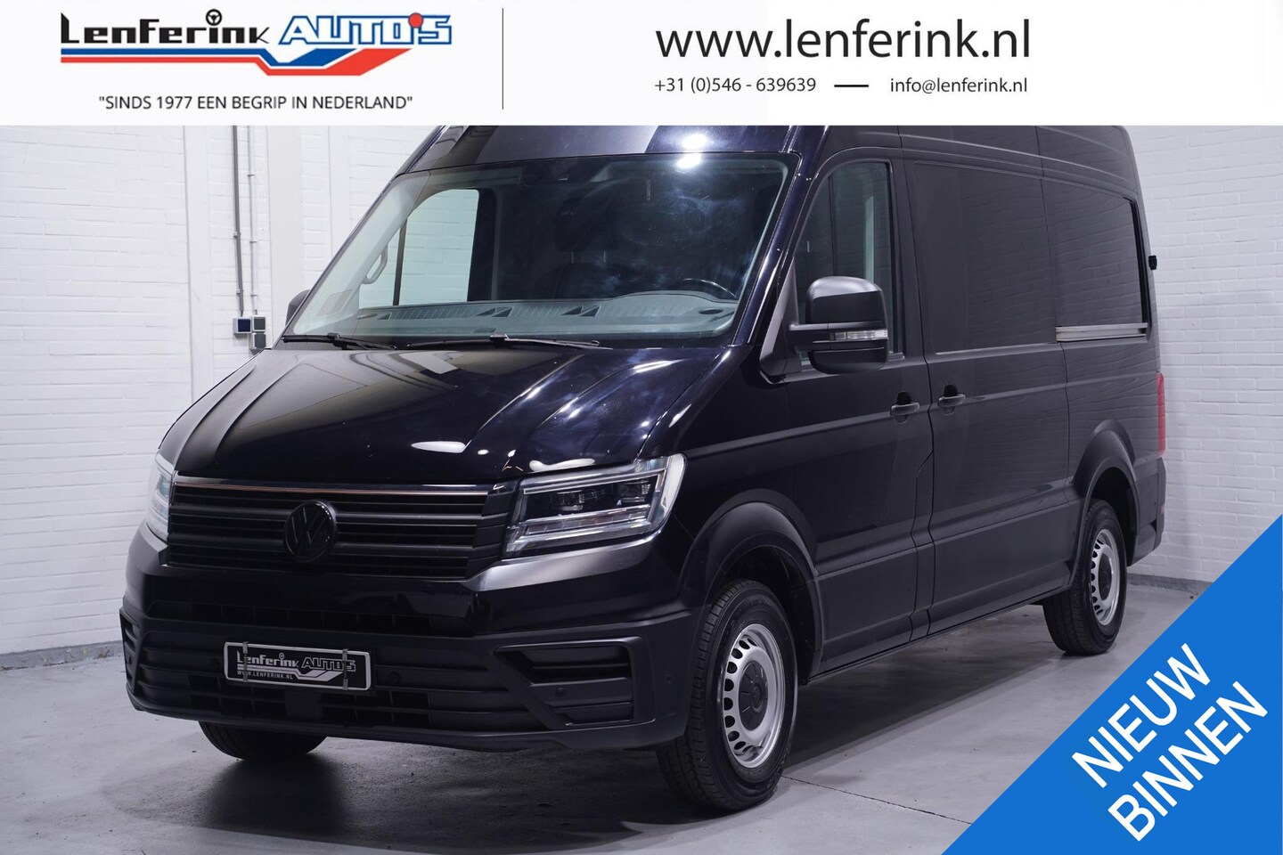 Volkswagen Crafter - 2.0 TDI 177 pk DSG Aut. L3H3 Navi, Camera LED Koplampen, 2x Schuifdeur, Trekhaak 3.000 kg, - AutoWereld.nl