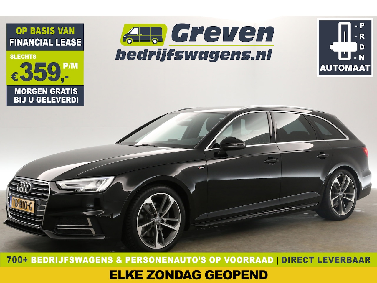 Audi A4 - 1.4 TFSI S-line 150PK Automaat Clima Cruise LED Navigatie Bluetooth 18"LMV Trekhaak - AutoWereld.nl