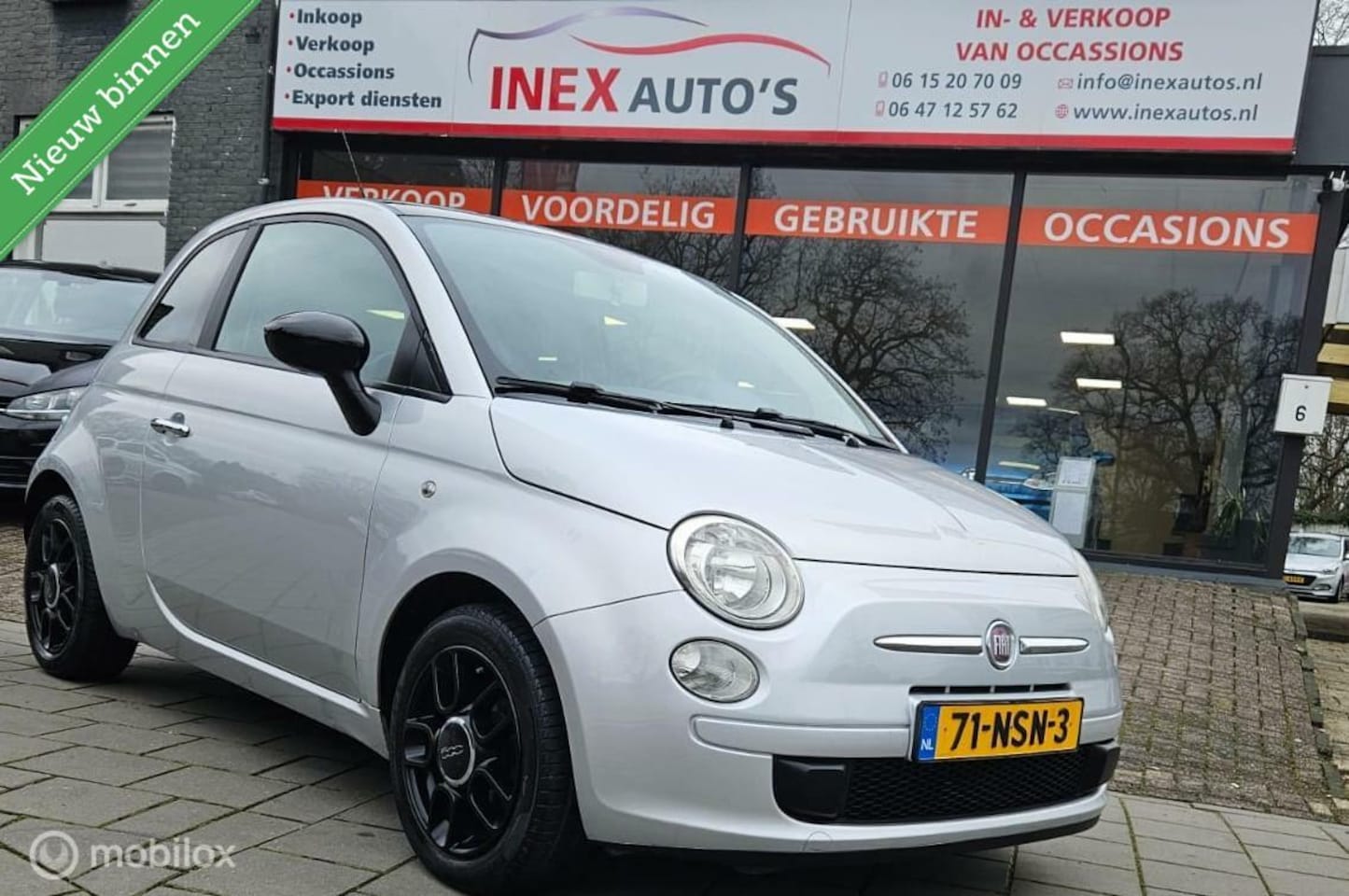 Fiat 500 - 1.2 Sport Airco,Half lederen interieur Incl. APK+Afleveringsbeurt - AutoWereld.nl