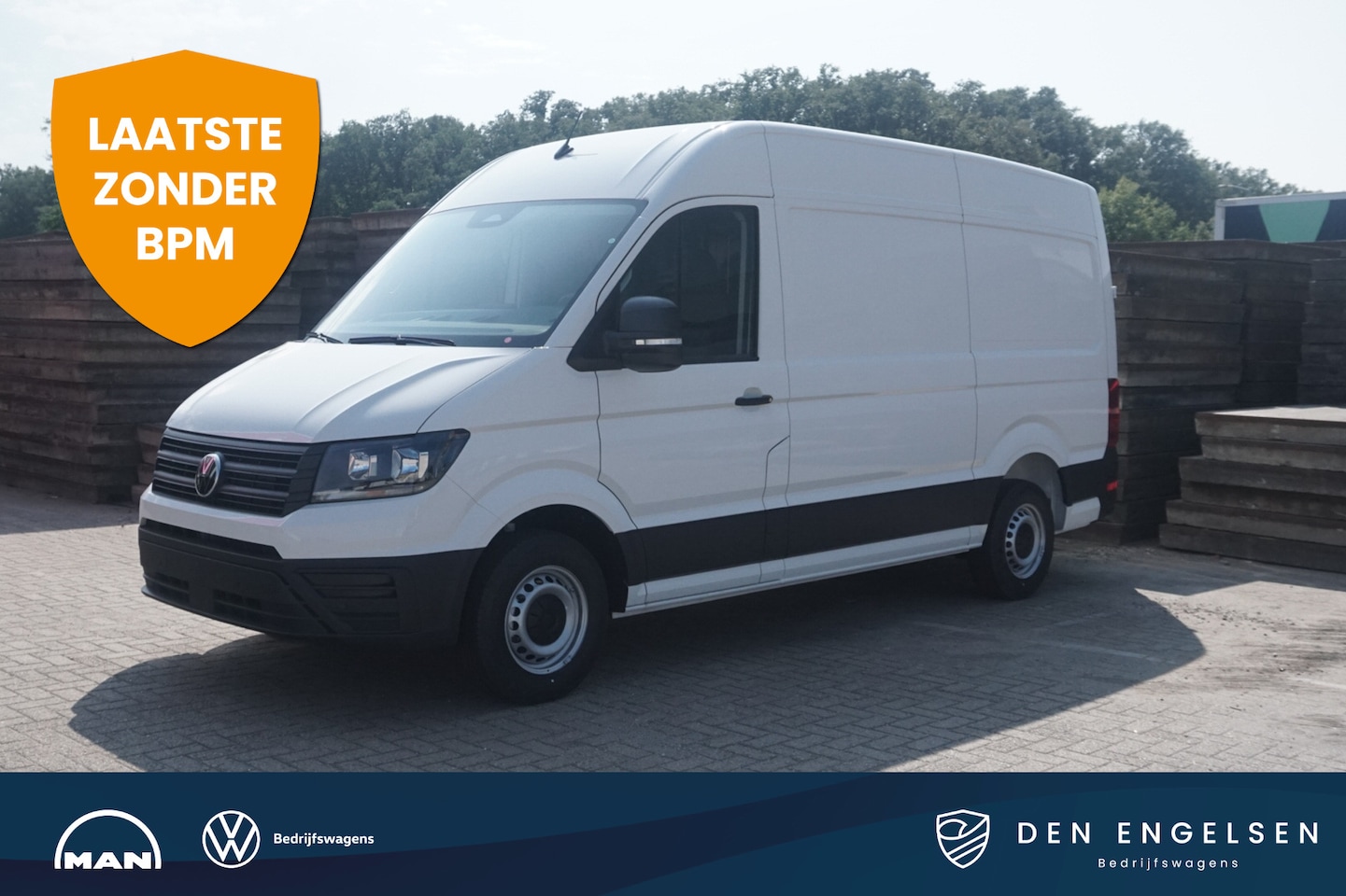 Volkswagen Crafter - 35 2.0 TDI L3H3 Trendline 35 2.0 TDI 140PK L3H3 Trendline, Modeljaar 2025, App Connect, Trekhaak - AutoWereld.nl