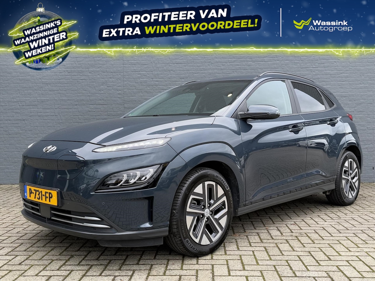 Hyundai Kona - 64 kWh 204pk Aut Premium | Head-Up Display | Krell Premium Audio | Apple Carplay/Android A - AutoWereld.nl