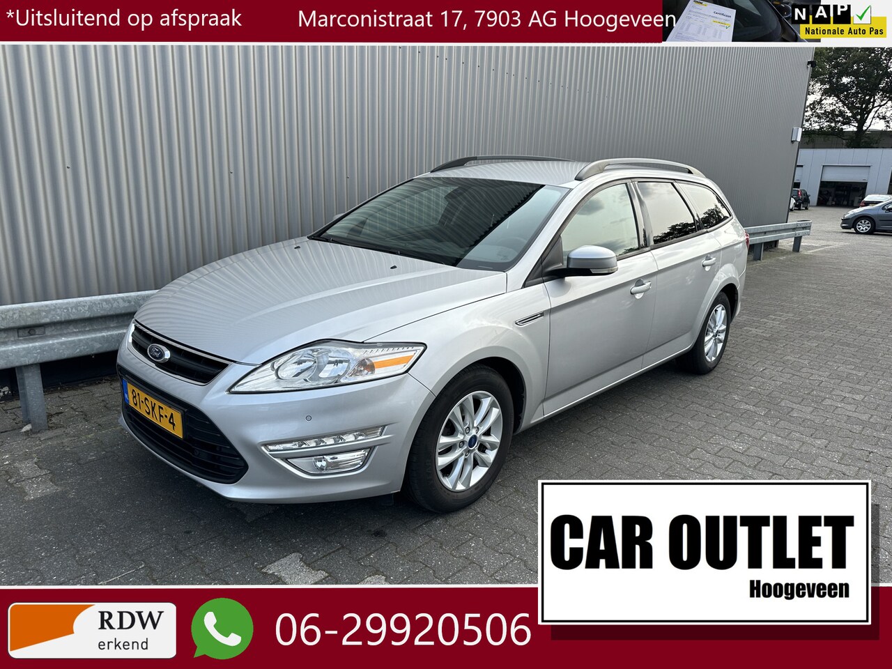 Ford Mondeo Wagon - 1.6 EcoBoost Trend Business Clima, CC, Navi, PDC, LM, Trekh, – Inruil Mogelijk – - AutoWereld.nl