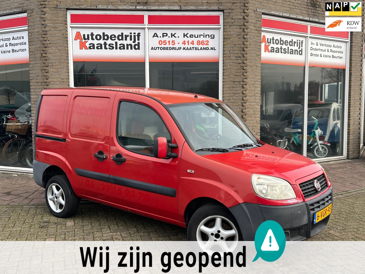 Fiat Doblò - 1.3 MultiJet Basis - Marge - Trekhaak - Nieuwe APK - AutoWereld.nl