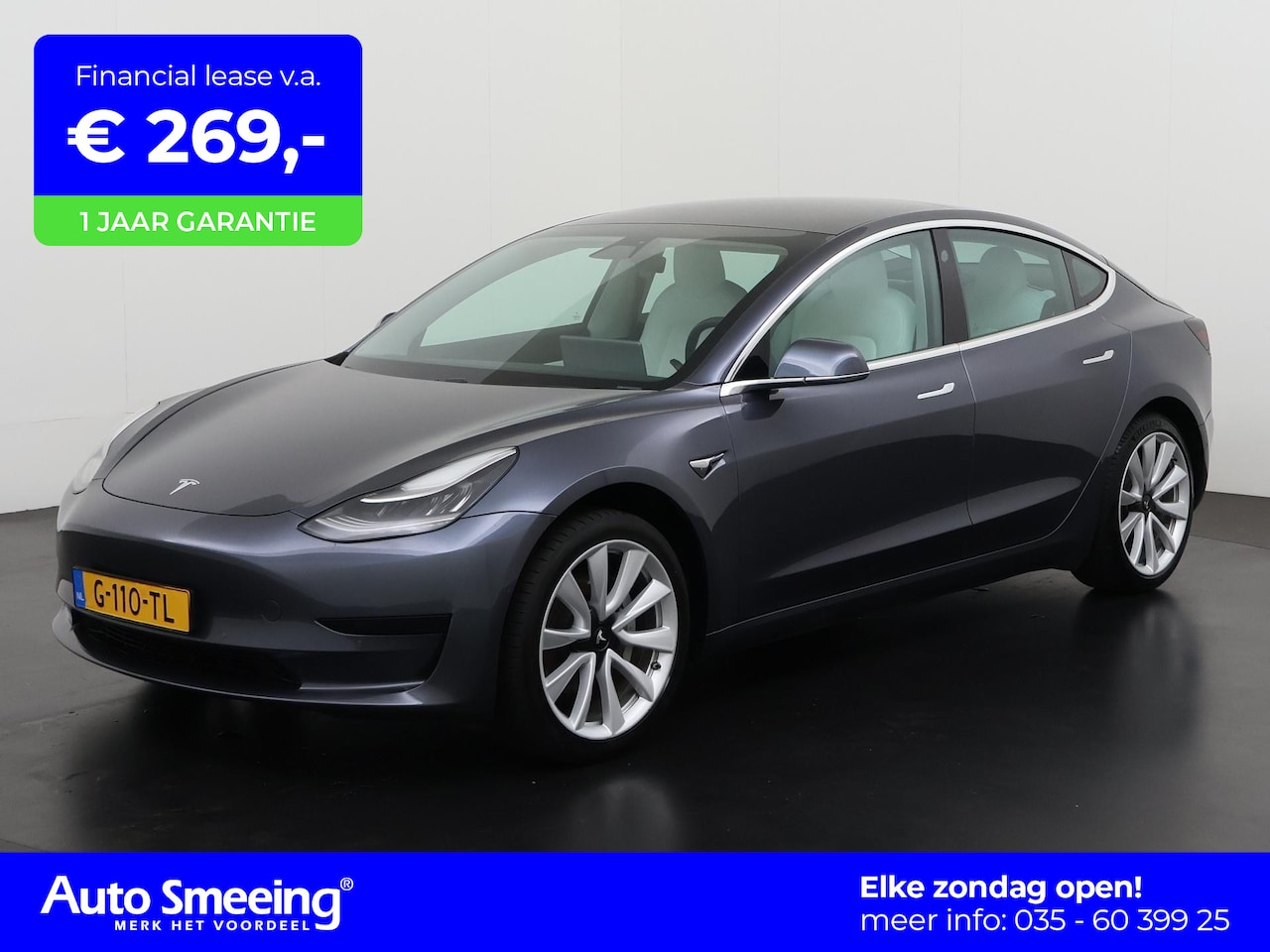 Tesla Model 3 - Standard RWD Plus | Adapt Cruise | Camera | Panoramadak | Zondag Open! - AutoWereld.nl