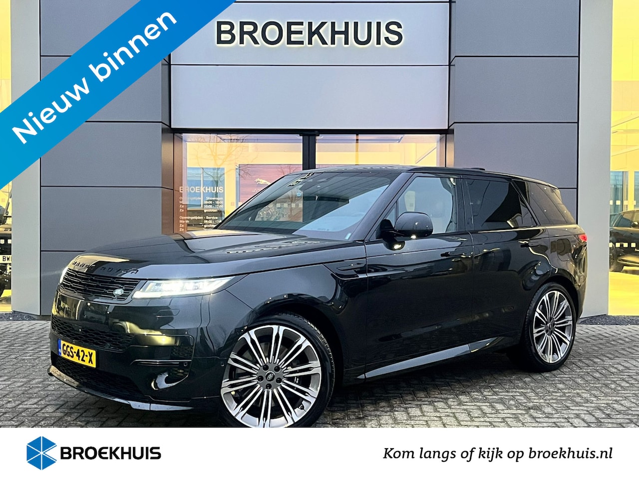 Land Rover Range Rover Sport - P460e Dynamic HSE | Meridian Signature | Hot/Cold Climate | Alcantara hemel | 23 Inch | Bl - AutoWereld.nl