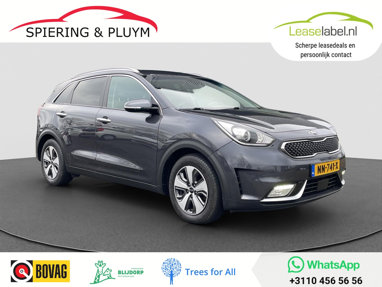 Kia Niro - 1.6 GDi Hybrid Executive | Leder | Stuur verw. | Stoerl vent. - AutoWereld.nl