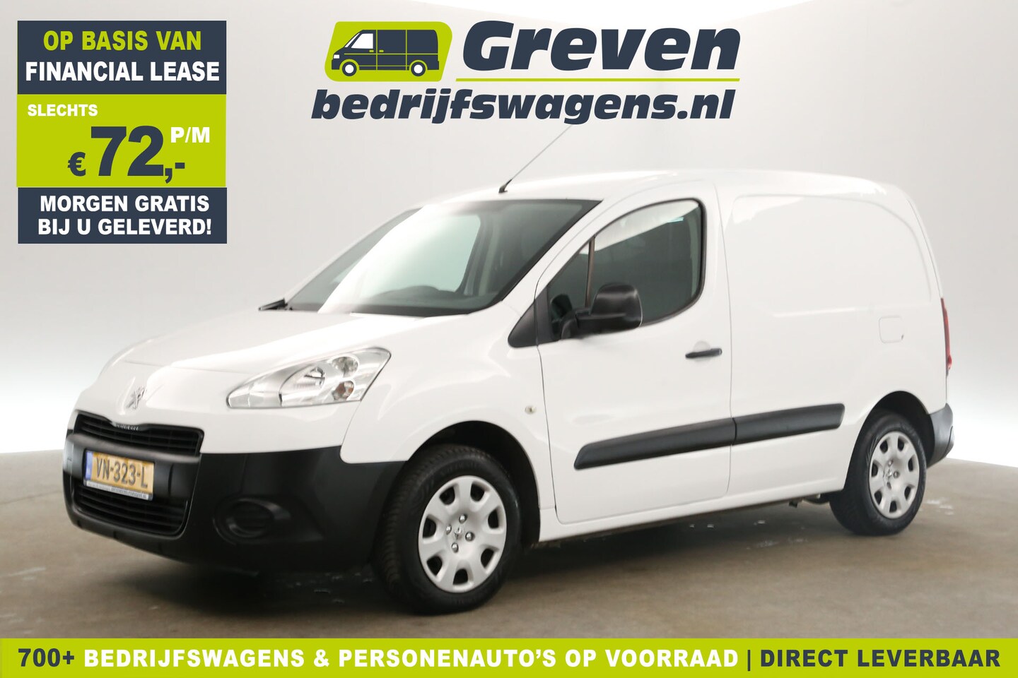 Peugeot Partner - 120 1.6 HDI L1H1 Marge Airco Schuifdeur Elektrische Ramen Lat-om-Lat - AutoWereld.nl