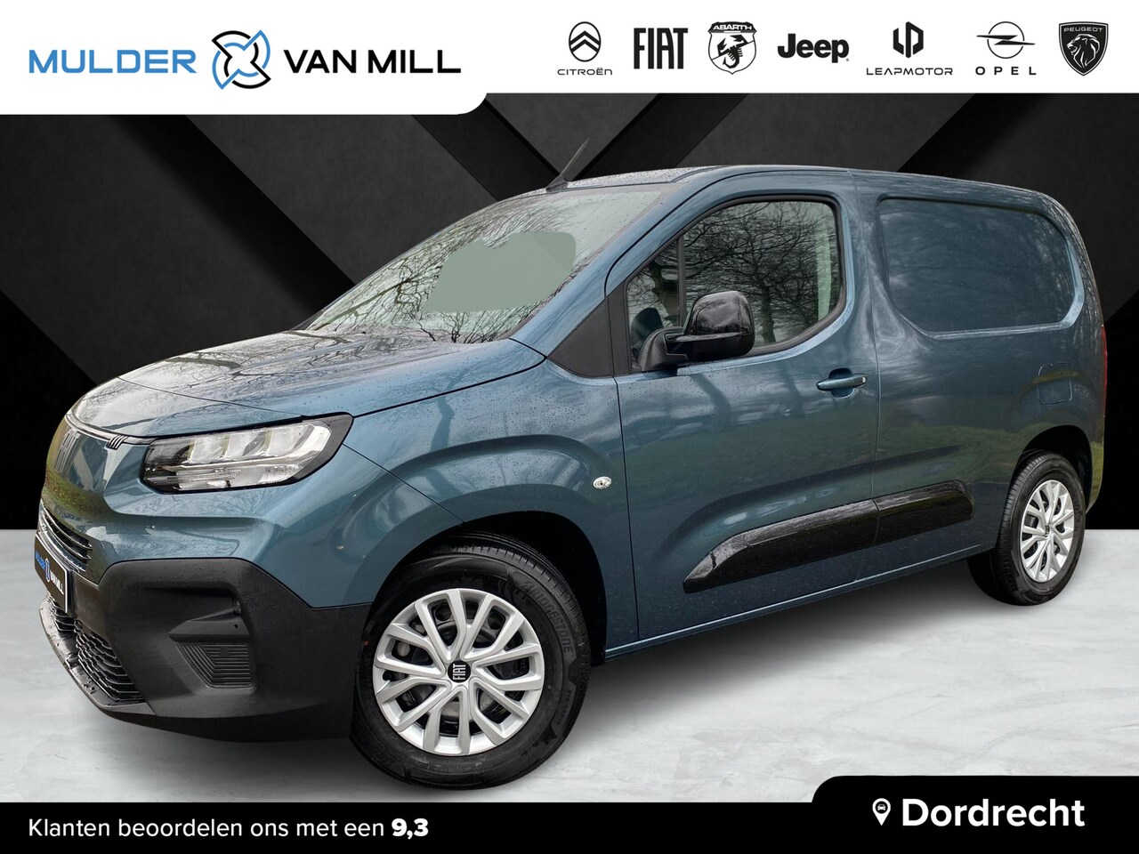 Fiat E-Doblo - 136 L1 50 kWh | 3-zits | Adaptieve cruise control | Houten afwerking laadruimte | Stuurver - AutoWereld.nl