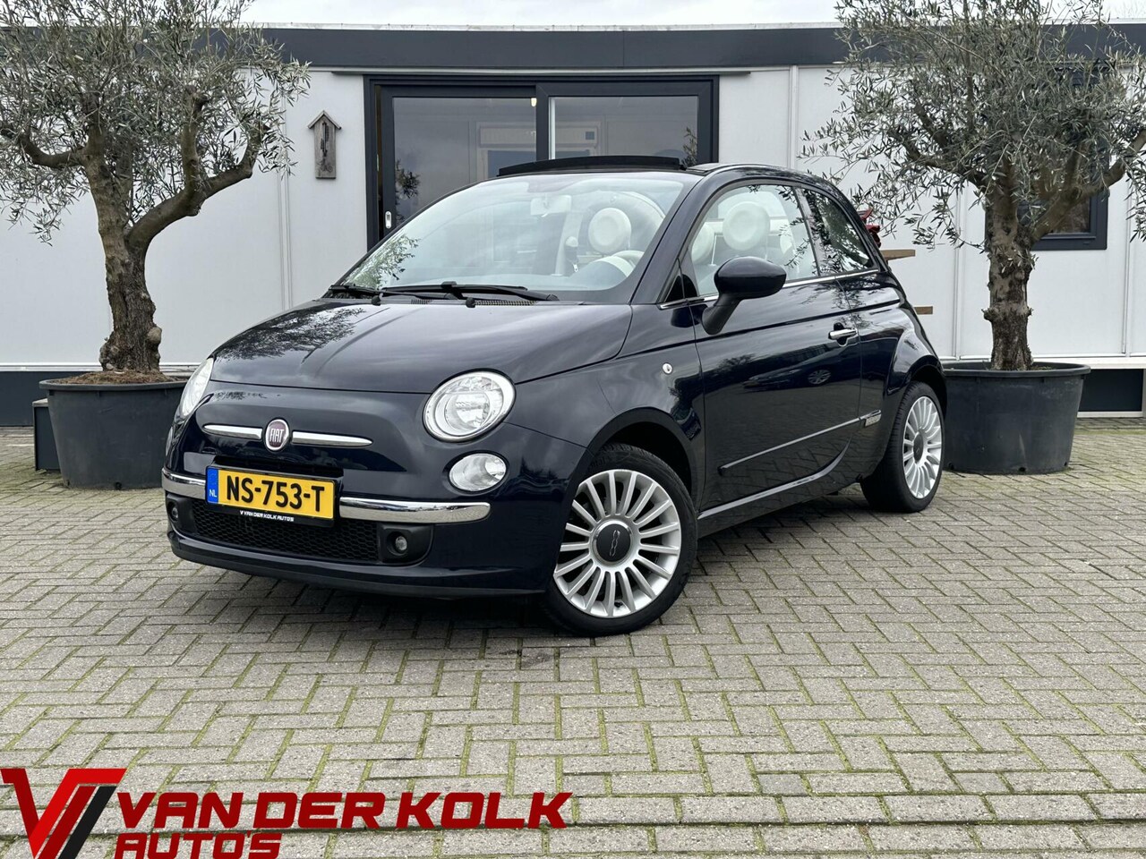 Fiat 500 - Cabrio 0.9 TwinAir Lounge Leder Airco - AutoWereld.nl