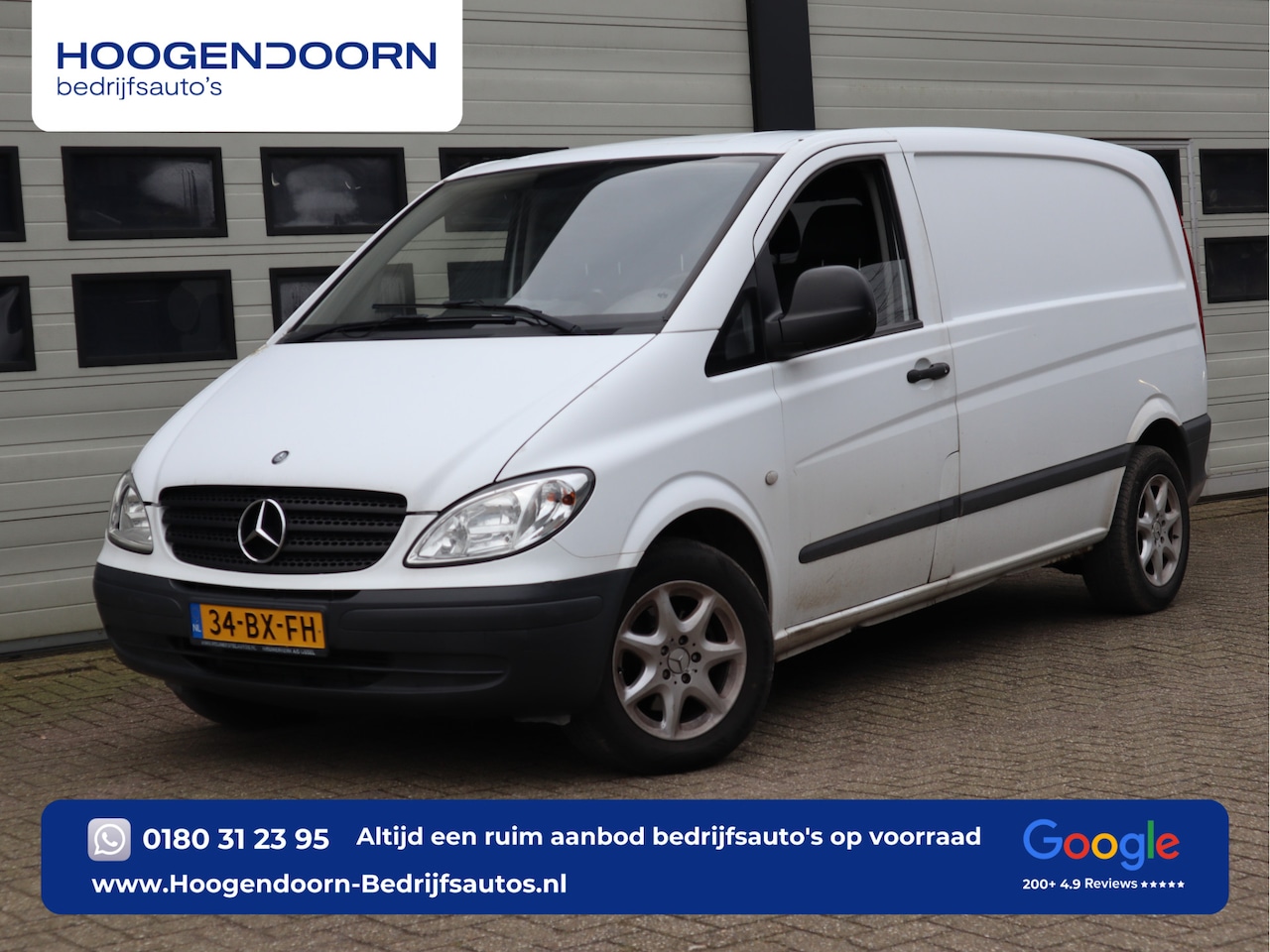 Mercedes-Benz Vito - 109 CDI - Trekhaak - Cruise Controle - 3 Zits - APK 11-2025 - MARGE - AutoWereld.nl