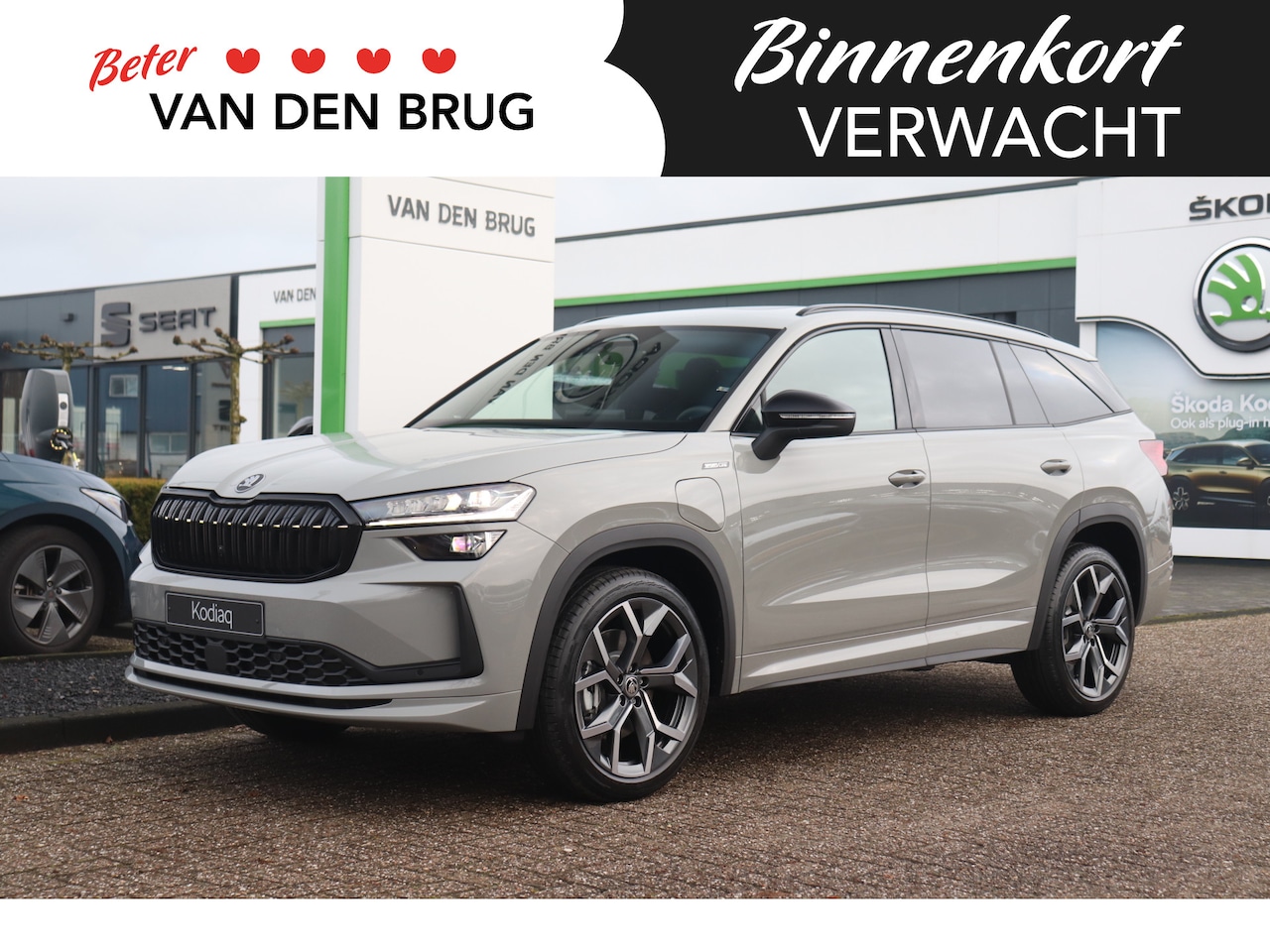 Skoda Kodiaq - 1.5 TSI PHEV 204PK Sportline Business | Trekhaak | Verwarmde sportstuur | Voorstoelen elek - AutoWereld.nl