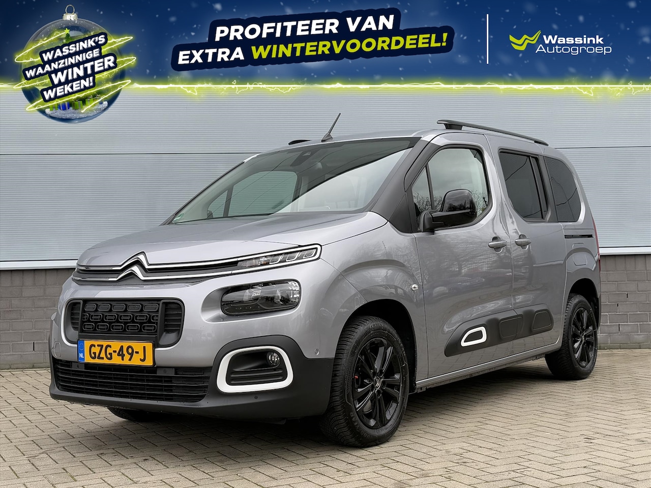 Citroën Berlingo - Turbo 130pk Automaat Shine All Seasons | Trekhaak | Stoelverwarming voor | Navi | Camera | - AutoWereld.nl