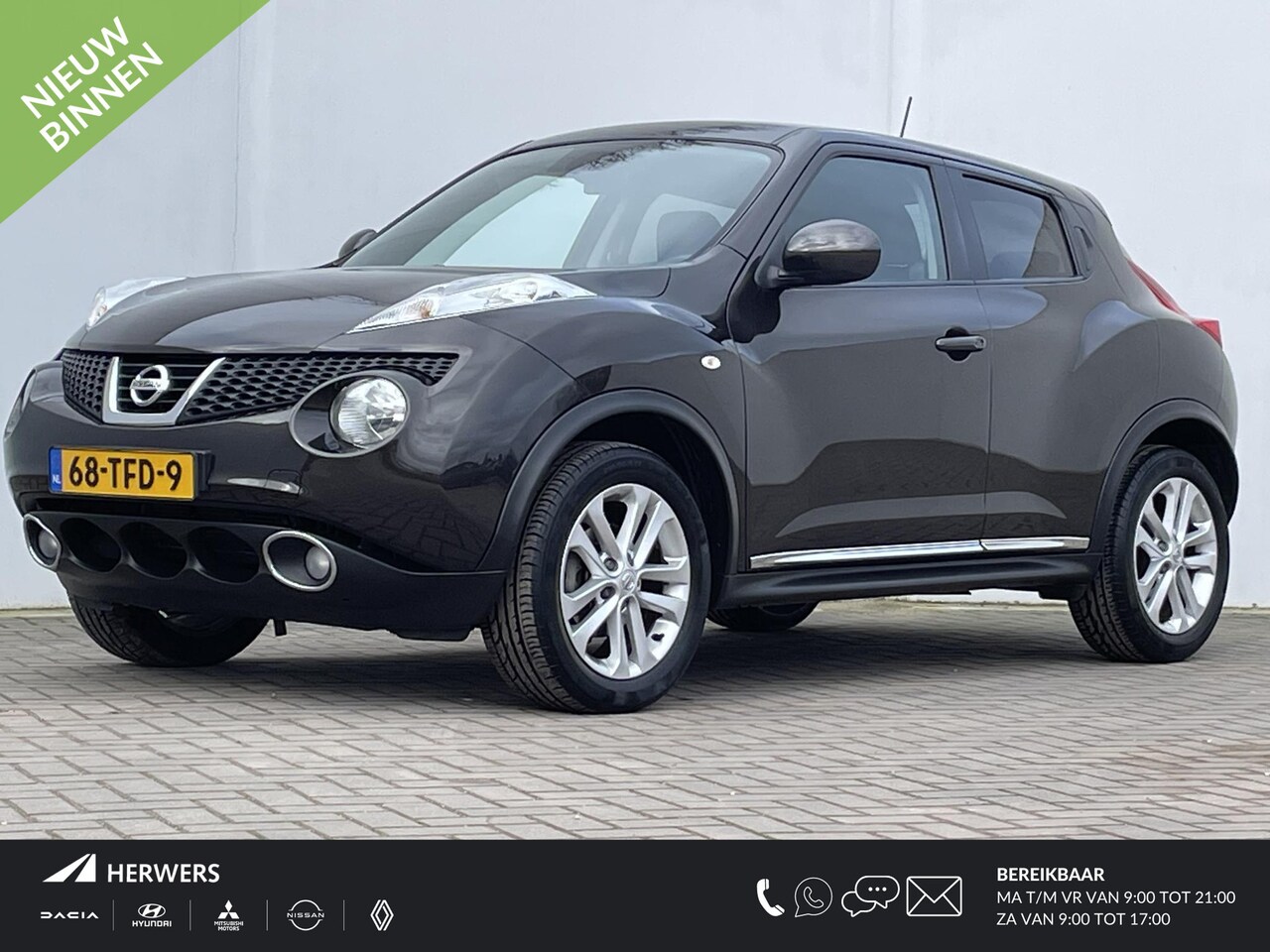 Nissan Juke - 1.6 Tekna / Afneembare Trekhaak (1250KG) / Navigatie / Cruise control / achteruitrijcamera - AutoWereld.nl