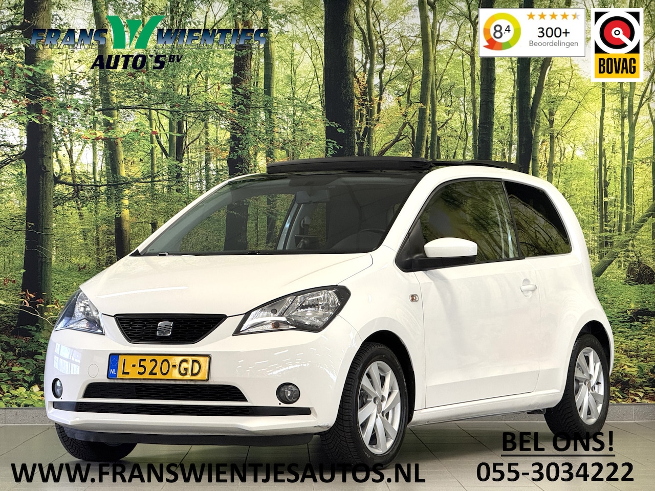 Seat Mii - 1.0 Style Sport | Panoramadak | Stoelverwarming | Isofix | Standkachel | Elektrische Ramen - AutoWereld.nl