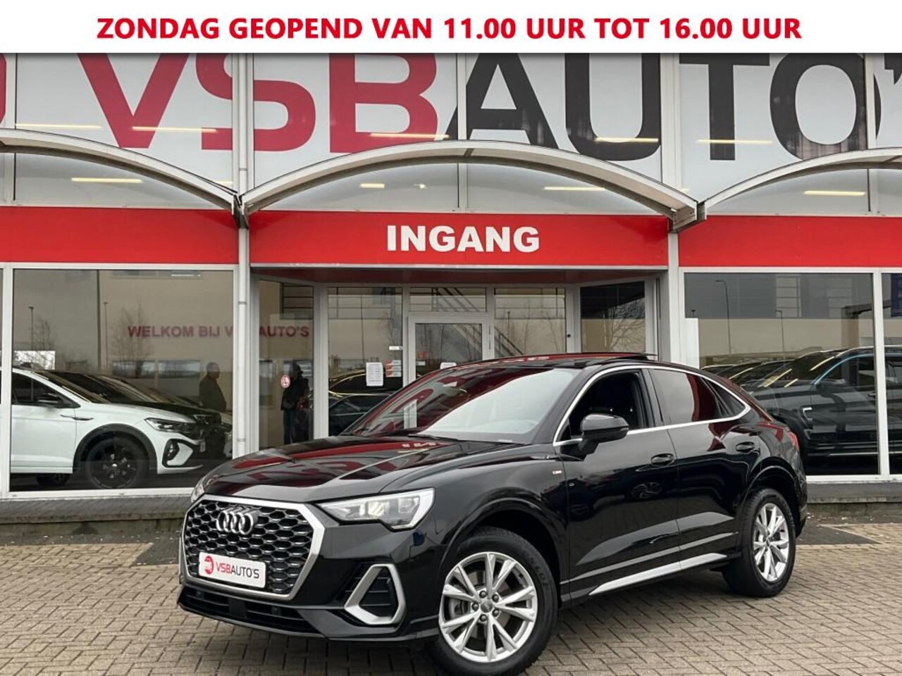 Audi Q3 Sportback - 35 TFSI AUTOMAAT S-LINE LED PANO-DAK TREKHAAK NAVI - AutoWereld.nl