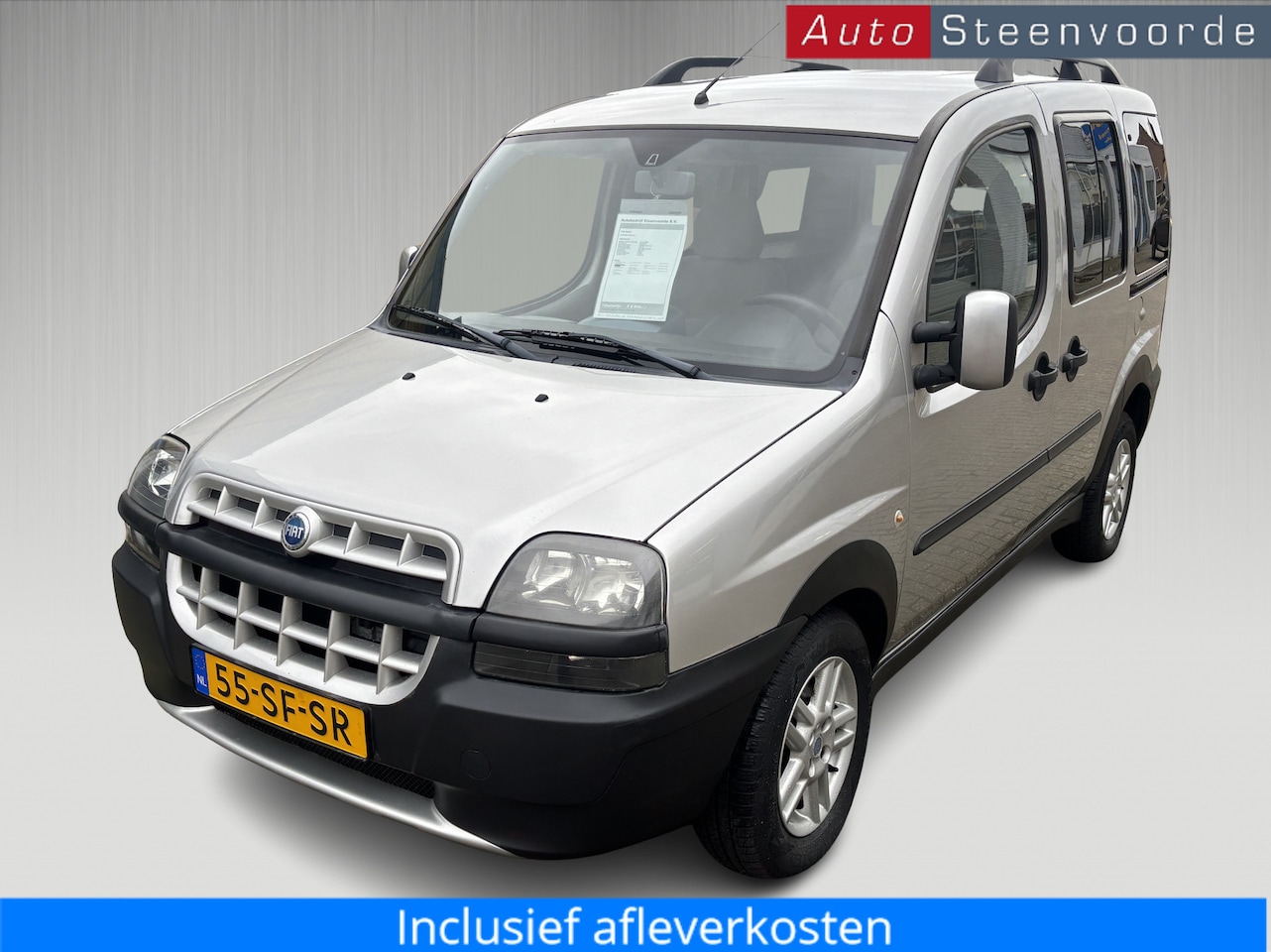 Fiat Doblò - 1.6-16V Carioca Rolstoelvervoer-Airco-Nette auto- Parkeersensoren achterzijde - AutoWereld.nl