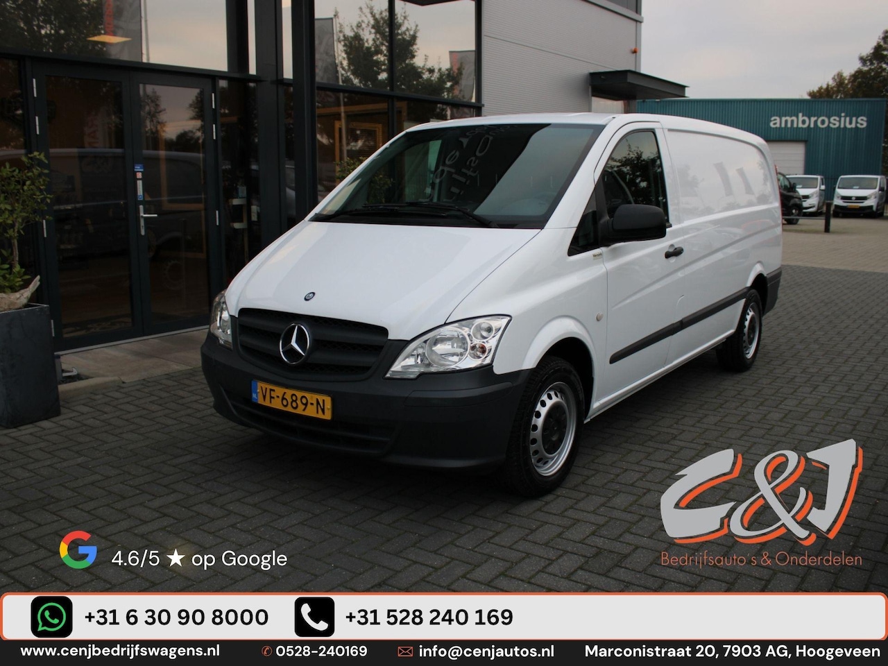 Mercedes-Benz Vito - 113 CDI 320 Lang HD airco cruise 3 zits 6950,- ex btw - AutoWereld.nl