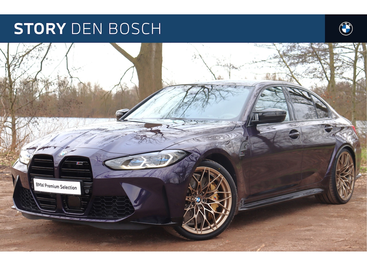 BMW M3 - 3-serie xDrive Competition Automaat / M Drive Professional / Laserlight / M Sportstoelen / - AutoWereld.nl