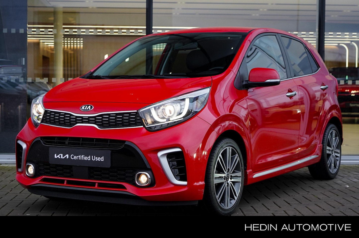 Kia Picanto - 1.0 T-GDI GT-Line | Leder | Stoel- & stuurverwarming | Navigatie | Carplay | Klimaatregeli - AutoWereld.nl