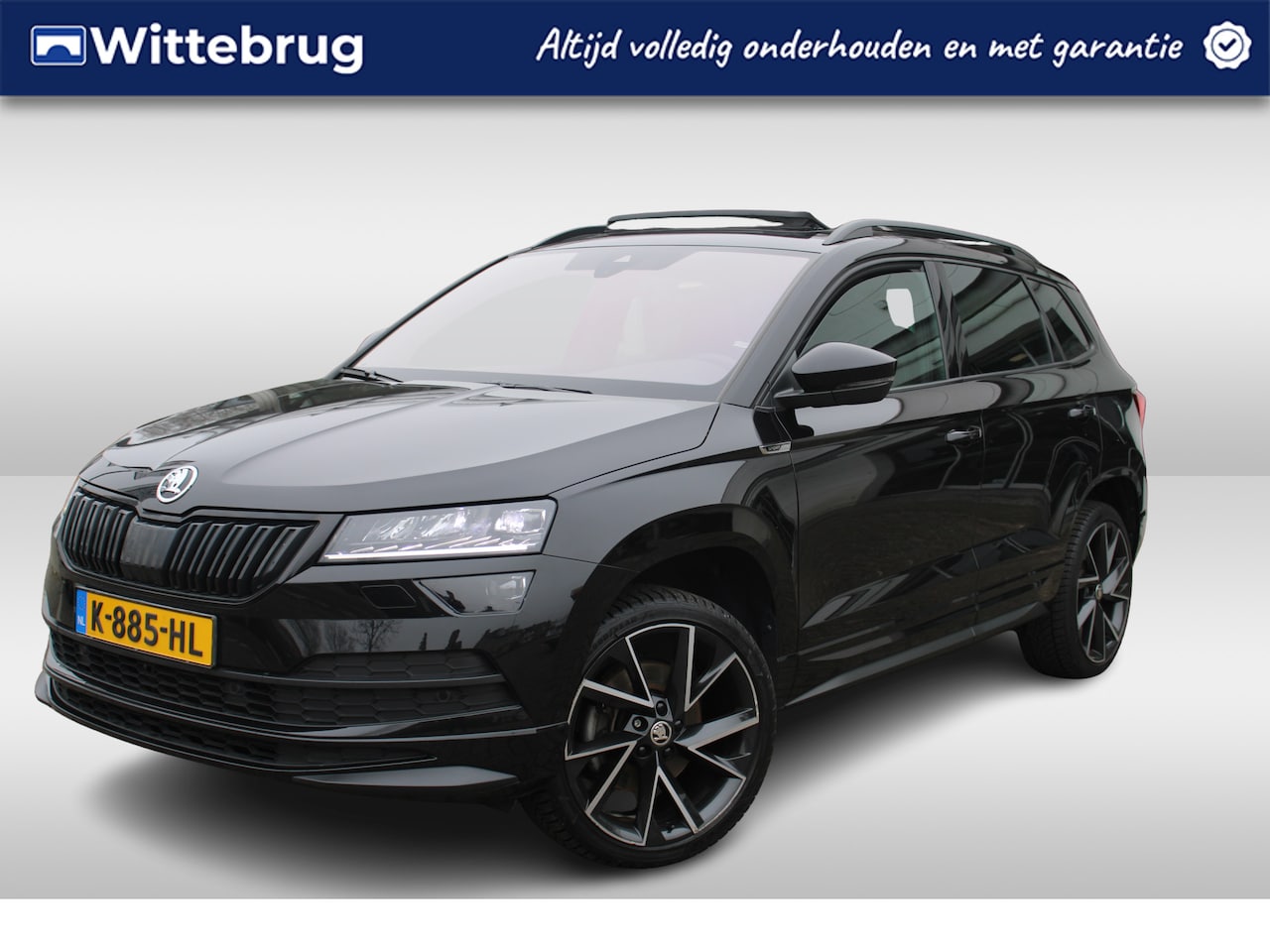 Skoda Karoq - 1.5 TSI 150pk ACT Sportline Business DSG Automaat Digitale Cockpit/ Led/ Panorama dak/ Afn - AutoWereld.nl