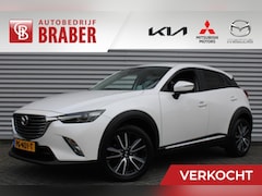 Mazda CX-3 - 2.0 SkyActiv-G 120 SkyLease GT | Navi | Keyless | Heads-up display | Clima | 18" LM | Came