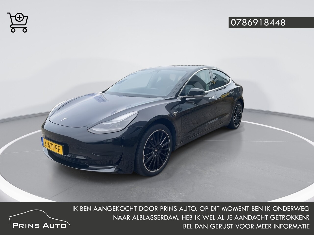 Tesla Model 3 - Standard RWD Plus 60 kWh |BTW|1 EIGENAAR| VEILING COMPLEET KAVEL 2260 + ONLINE - AutoWereld.nl