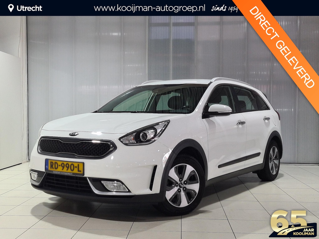 Kia Niro - 1.6 GDi Hybrid DynamicLine Super scherpe prijs en direct geleverd! | Trekhaak | Achteruitr - AutoWereld.nl