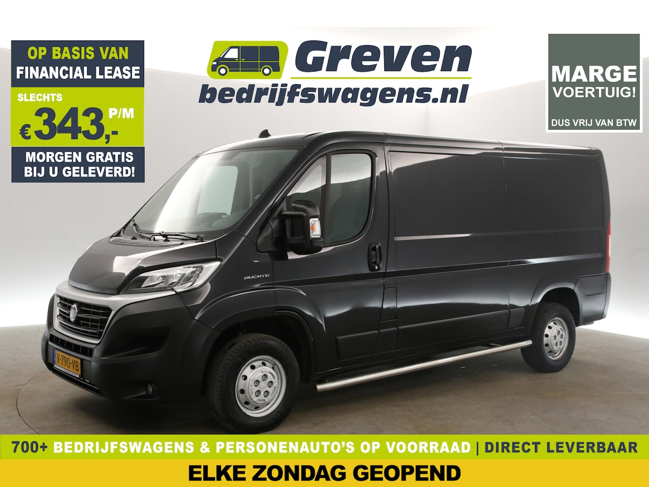 Fiat Ducato - 30 2.3 MultiJet L2H1 | MARGE! | Airco Camera Cruise Trekhaak Navi PDC 3 Persoons LED Sideb - AutoWereld.nl