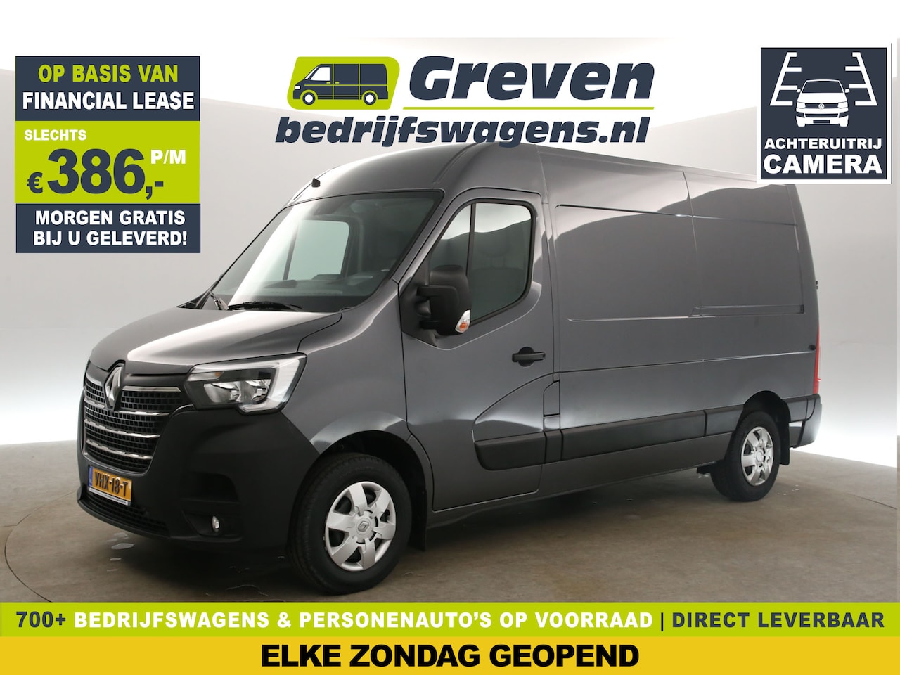 Renault Master - T35 2.3 dCi L2H2 180PK Airco Camera Cruise Trekhaak LED Navi 3 Persoons PDC - AutoWereld.nl