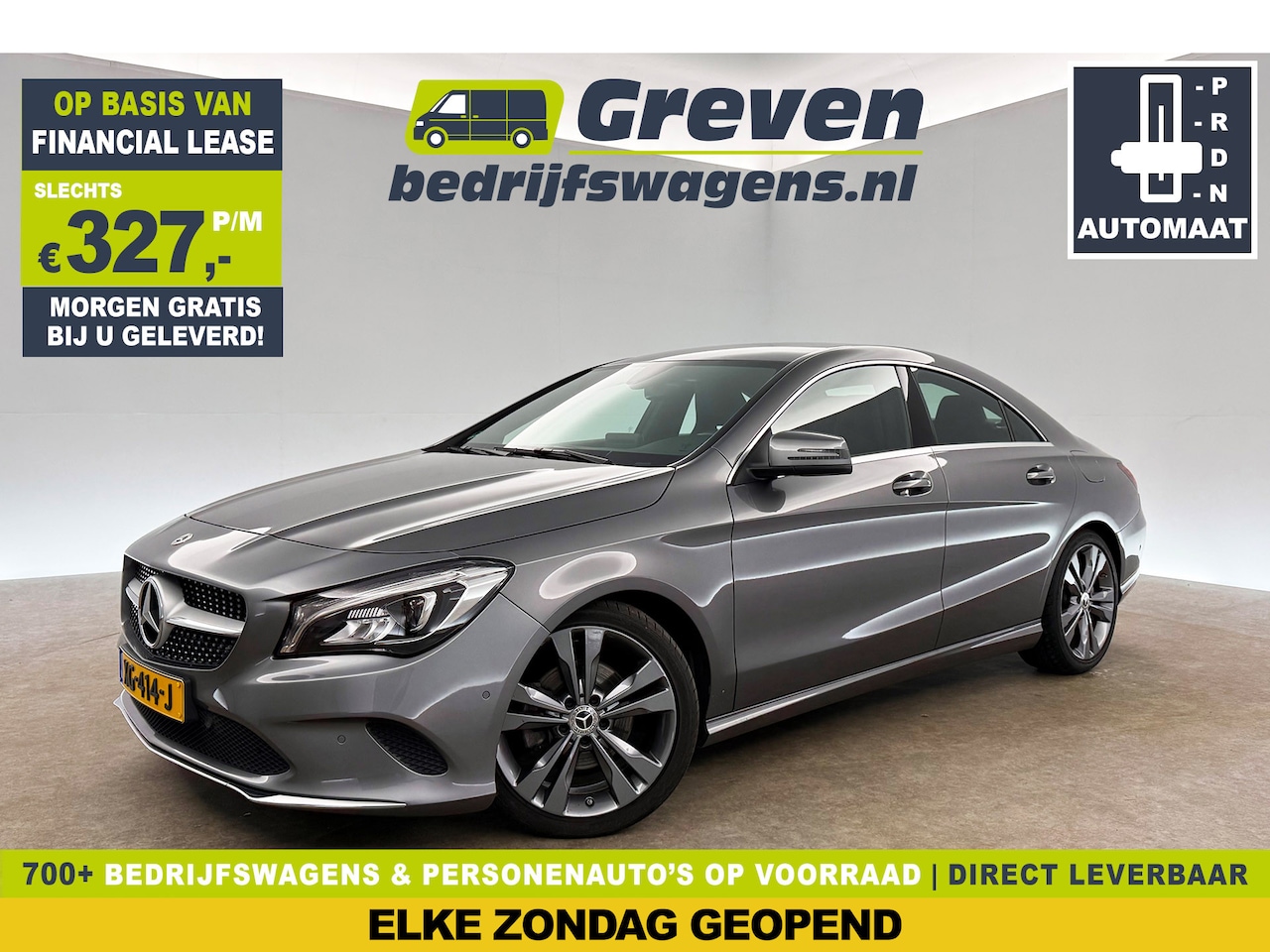 Mercedes-Benz CLA-Klasse - 180 Business Solution AMG Automaat Camera LED Navi Airco Cruise Stoelverwarming Kuipstoele - AutoWereld.nl