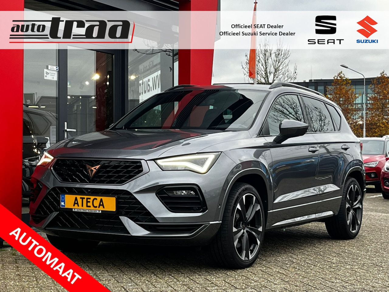 CUPRA Ateca - 2.0 TSI 4DRIVE 300PK! / BEATS AUDIO / ELEK. KLEP / STOEL+STUUR VERW. / - AutoWereld.nl