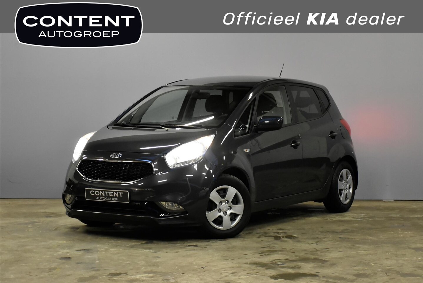 Kia Venga - 1.6 CVVT DynamicPlusLine |Navi |Camera |Cruise |Trekhaak - AutoWereld.nl