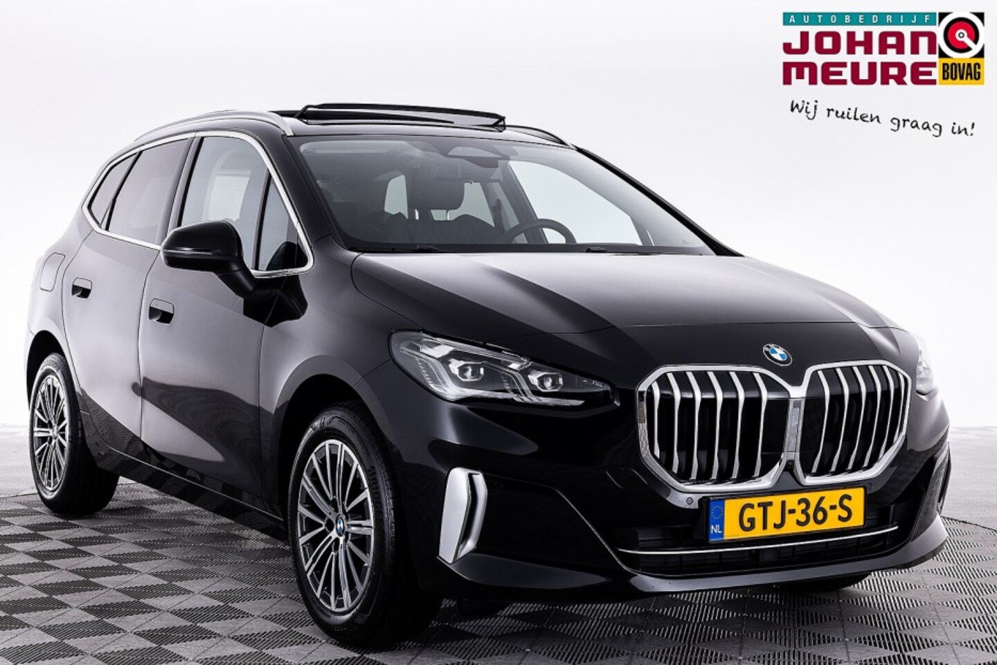 BMW 2-serie Active Tourer - 218 i | Half LEDER | PANORAMADAK | Head-Up | Automaat ✅ 1e Eigenaar . - AutoWereld.nl