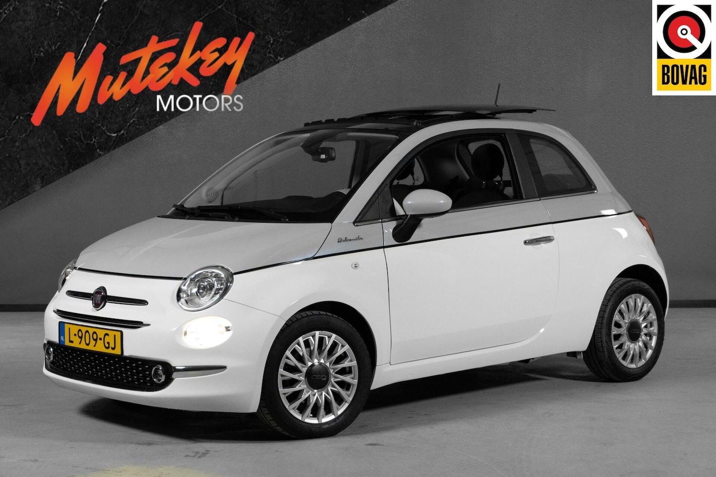 Fiat 500 - 1.0 Hybrid Dolcevita | 1e eigenaar | bi-tone | pano - AutoWereld.nl