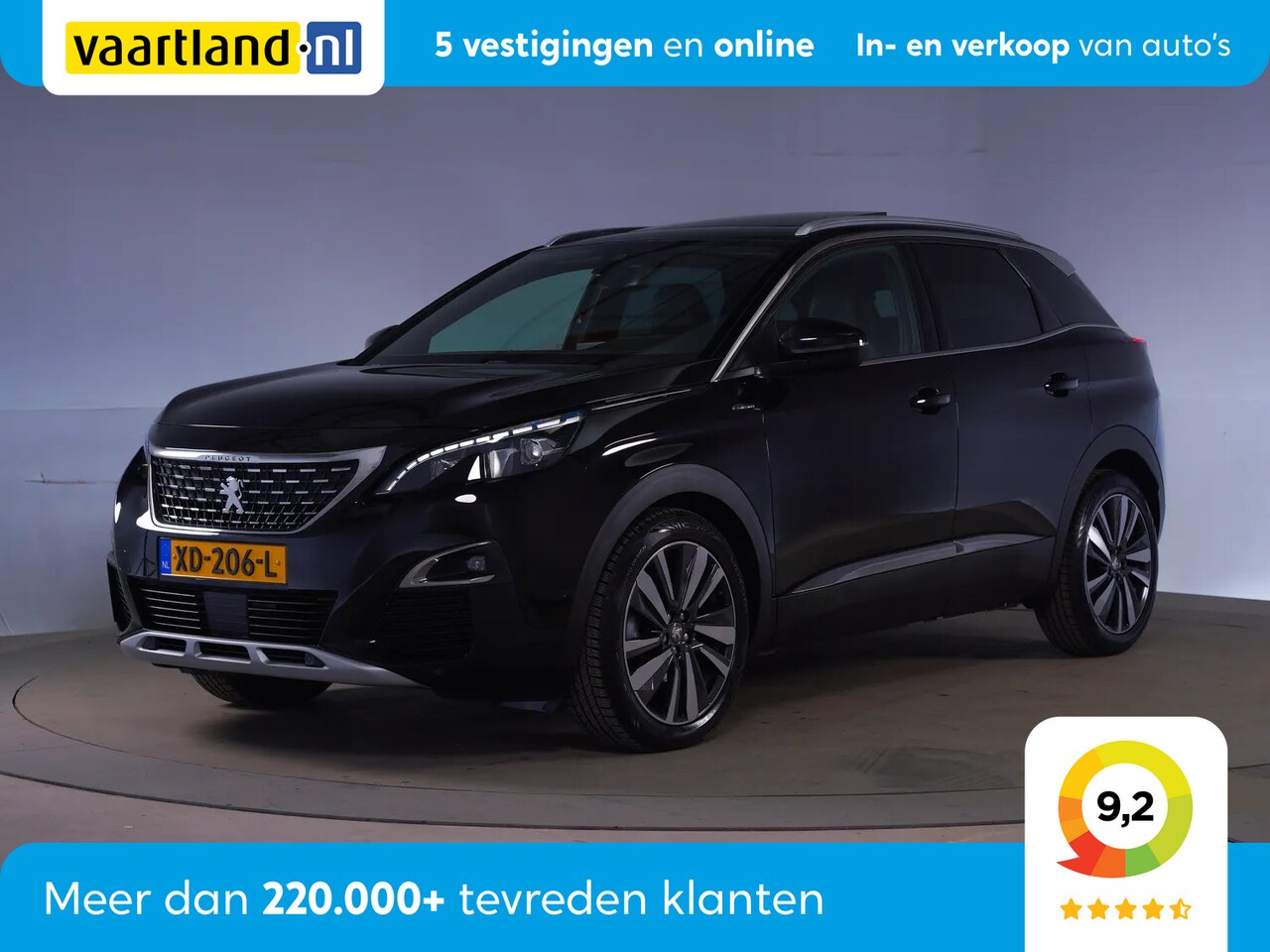 Peugeot 3008 - 2.0 BlueHDi Blue Lease GT Line Aut. [ Pano Navi Full LED Camera ] - AutoWereld.nl