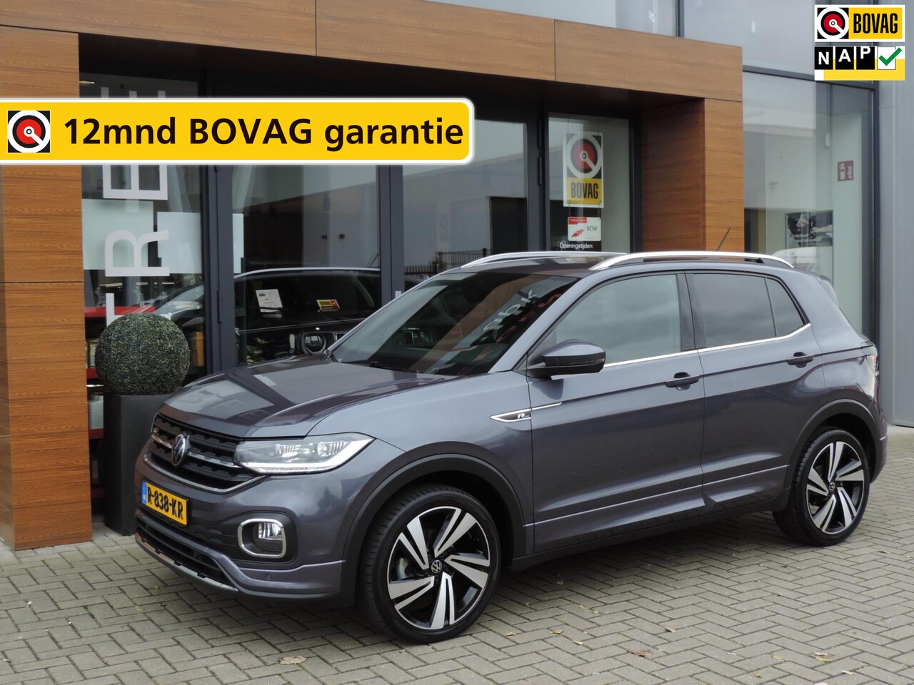 Volkswagen T-Cross - 1.0TSI R-Line 110PK AUTOMAAT 40.000km | LED kopl | Camera | Priv.glas | Draadl.tellader | - AutoWereld.nl