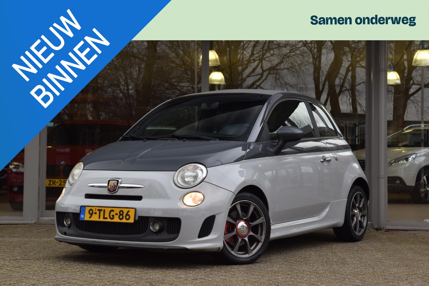 Fiat 500 C - 1.4-16V Abarth Elaborazione uitlaat/Leder/Clima - AutoWereld.nl