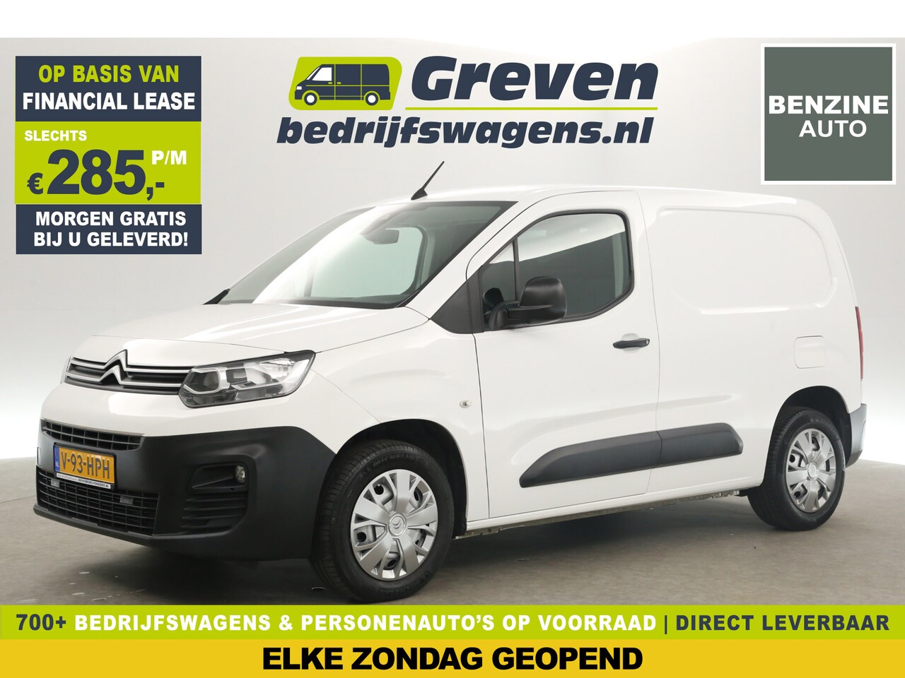 Citroën Berlingo - 1.2 PureTech L1H1 | BENZINE | EMISSIEVRIJE ZONE | 131PK Automaat Airco Cruise PDC Elektrpa - AutoWereld.nl