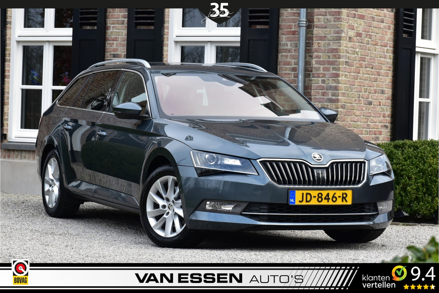 Skoda Superb Combi - 1.4 TSI ACT Style Business Automaat Navi Leer Camera Trekhaak NL-Auto! - AutoWereld.nl