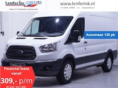 Ford Transit - 2.0 TDCI 130 pk Automaat L2H2 Trend Navi, Camera NAP, Laadruimte Pakket, PDC V+A, 3-Zits