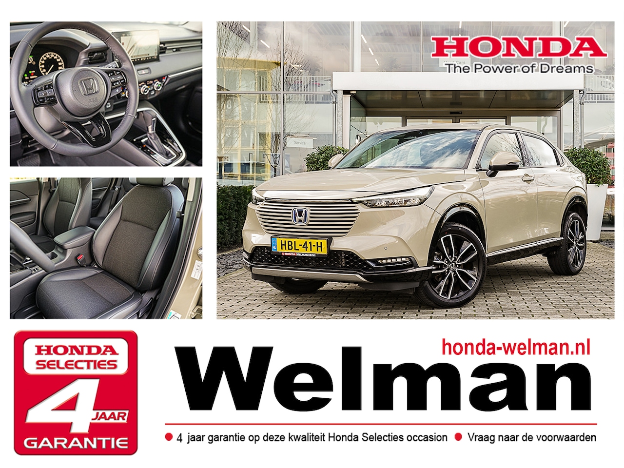 Honda HR-V - 1.5i e:HEV ADVANCE - HYBRID - AUTOMAAT - CAMERA - AutoWereld.nl