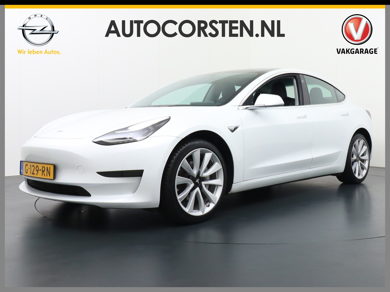 Tesla Model 3 - SR+60kWh 326PK AutoPilot FSD-v.b Premium-Luidsprekers Leer PanoDak Adaptive cruise 19" Cam - AutoWereld.nl