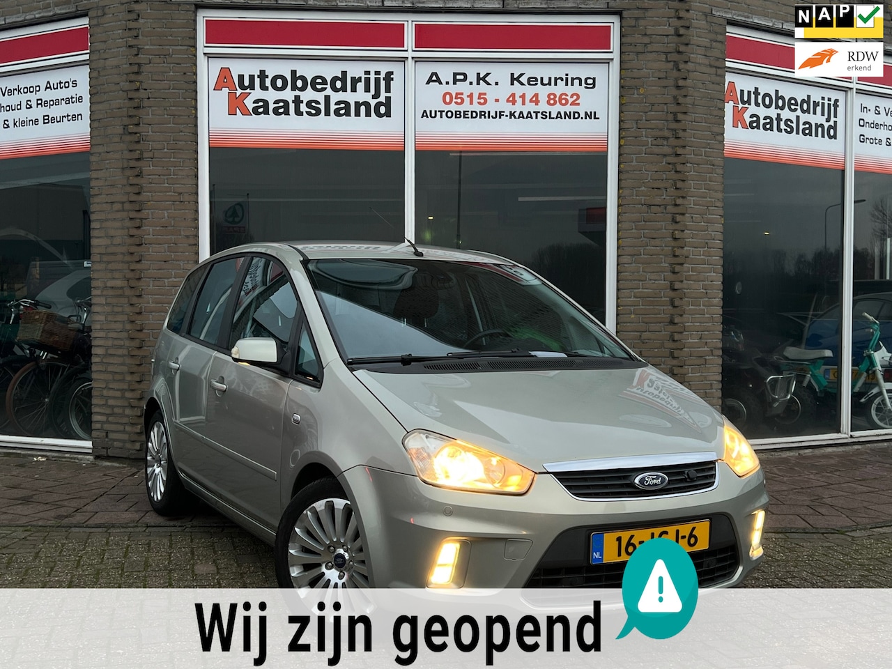 Ford C-Max - 1.8-16V Titanium Flexifuel - Navi - Trekhaak - Clima - 2009 - AutoWereld.nl