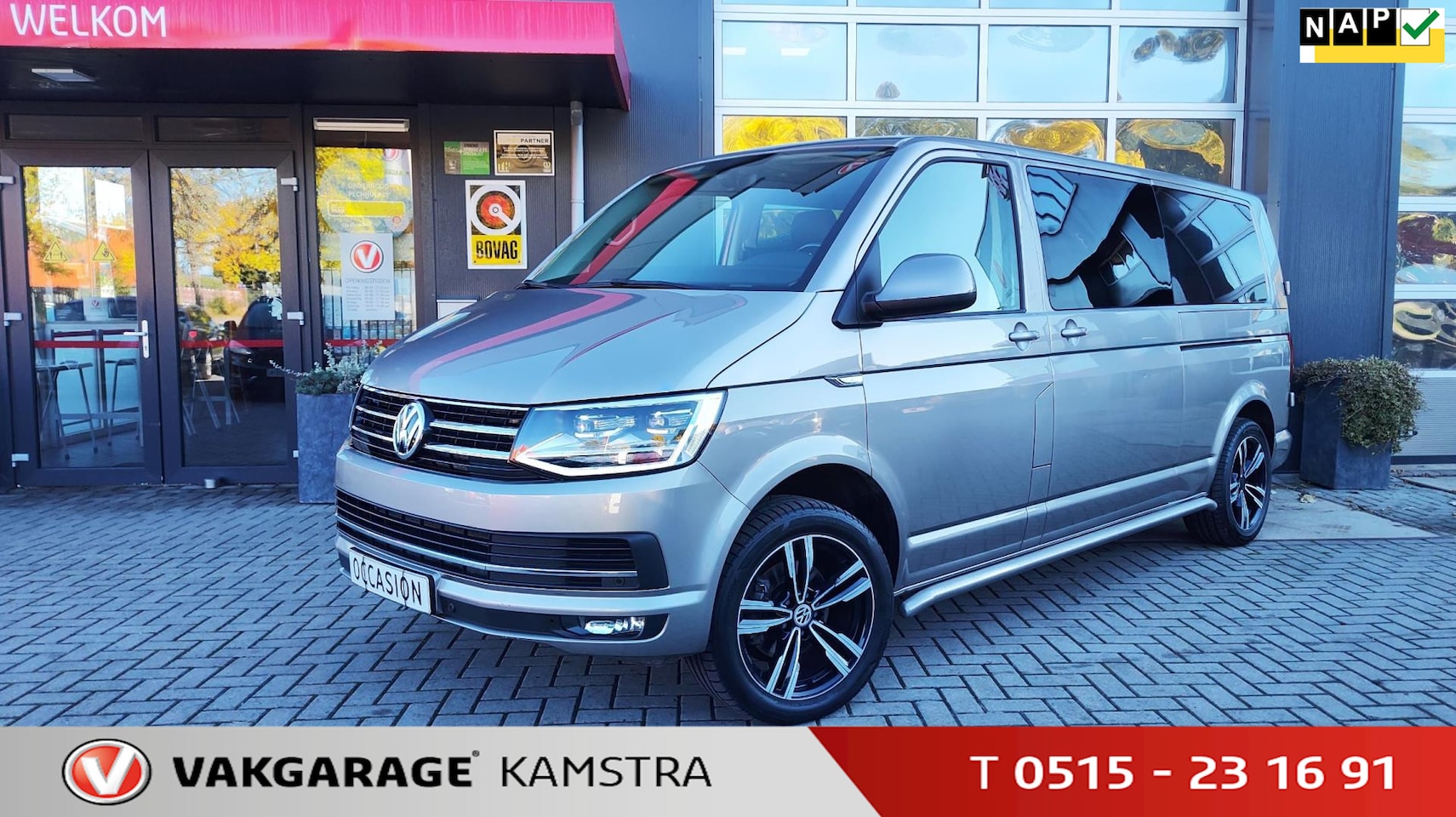 Volkswagen Transporter - 2.0 TDI L2H1 highline. DSG/Cam/LED/Navi - AutoWereld.nl