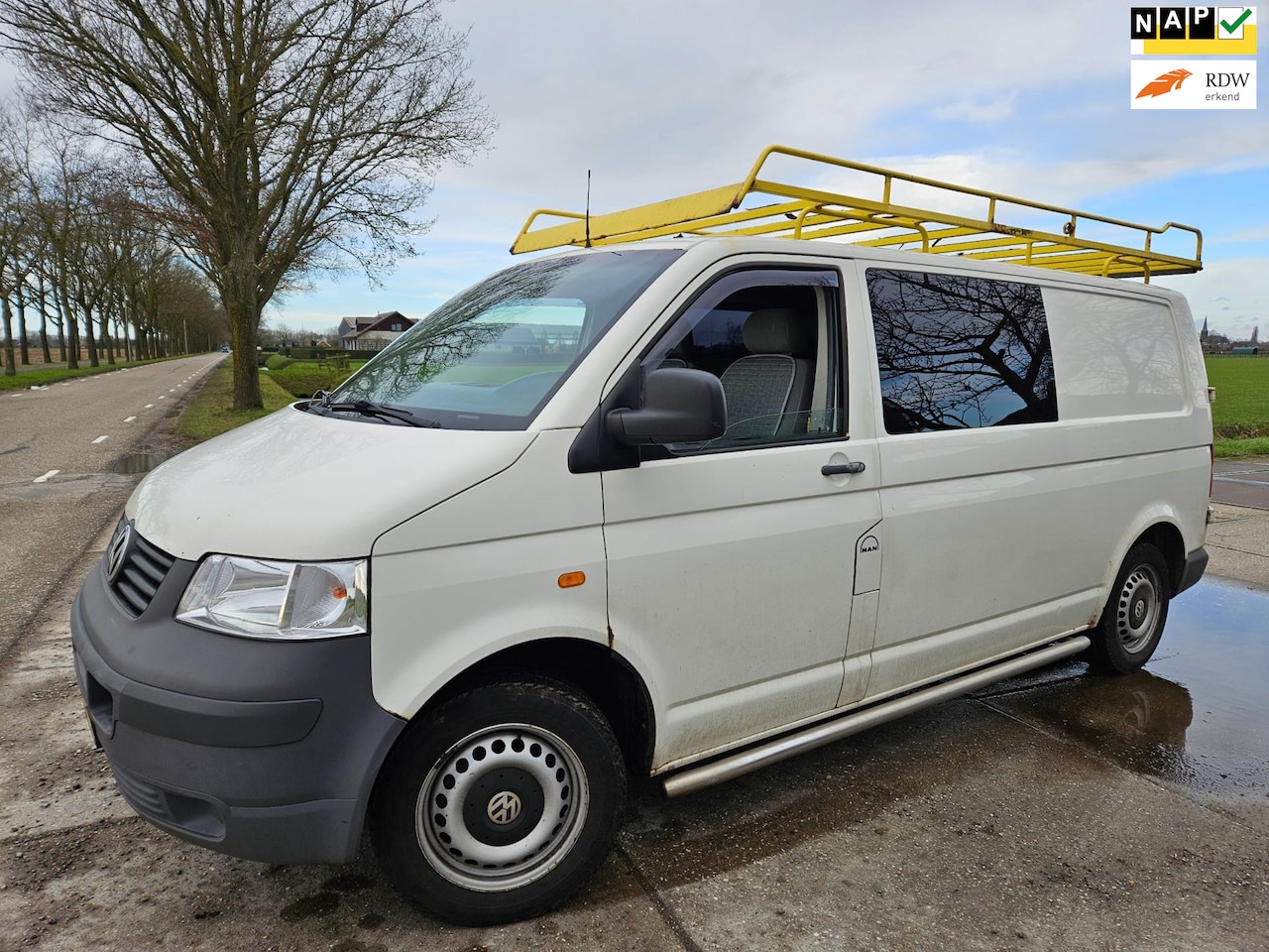 Volkswagen Transporter - 1.9 TDI 340 Budgetline DC/ dubbelcabine/ airco/ lang model - AutoWereld.nl