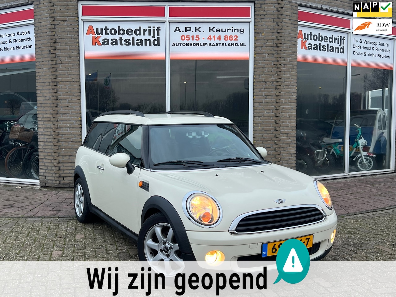 MINI Clubman - Mini 1.4 One Anniversary Business - Cruise - Airco - 6 Bak - AutoWereld.nl